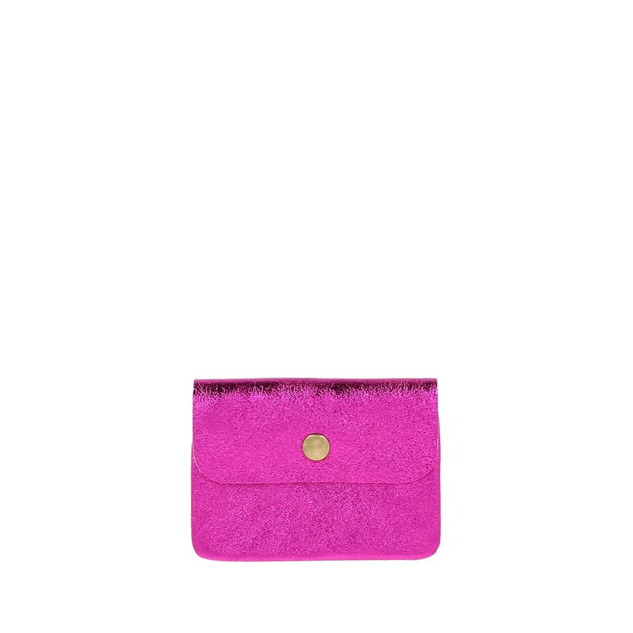 COIN PURSE - METALLIC FUCHSIA