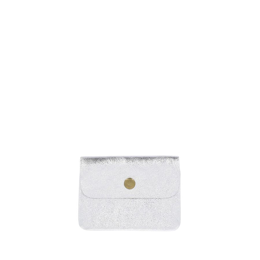 COIN PURSE - METALLIC SILVER