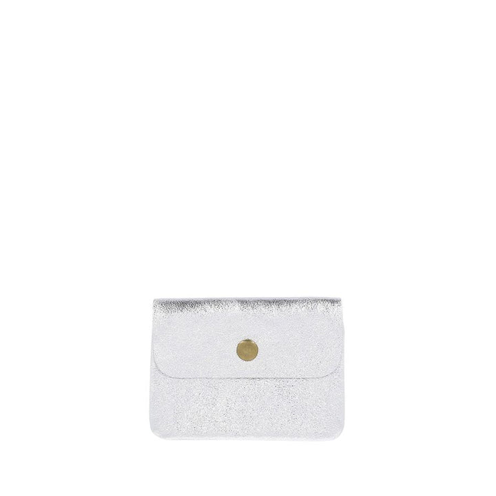 COIN PURSE - METALLIC SILVER