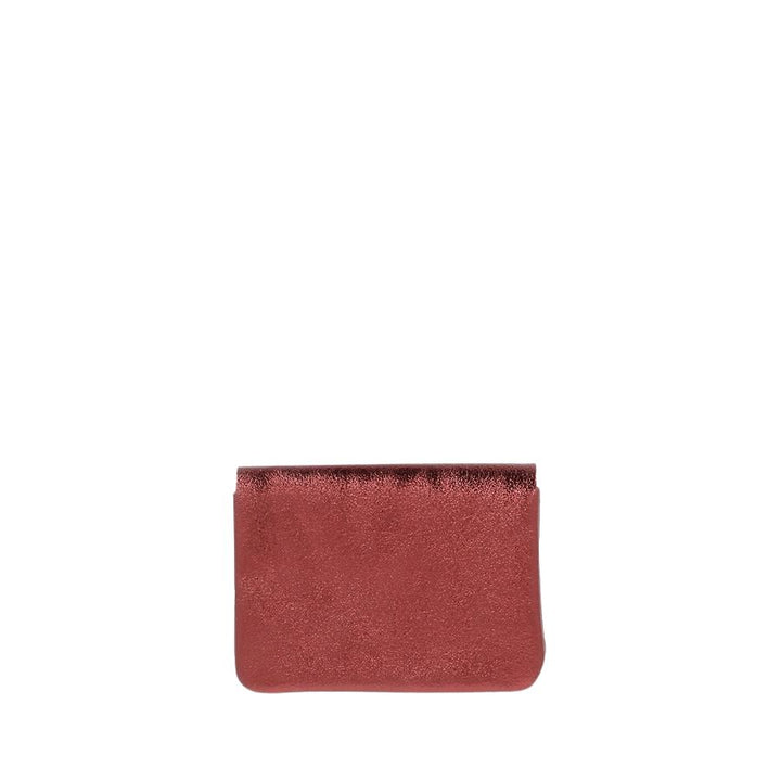 COIN PURSE - METALLIC BORDEAUX