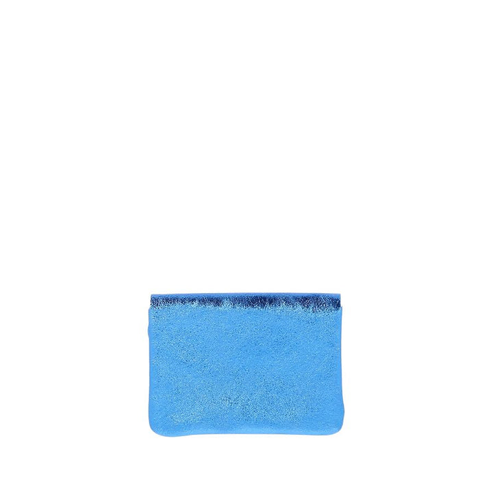 COIN PURSE - METALLIC ELECTRIC BLUE