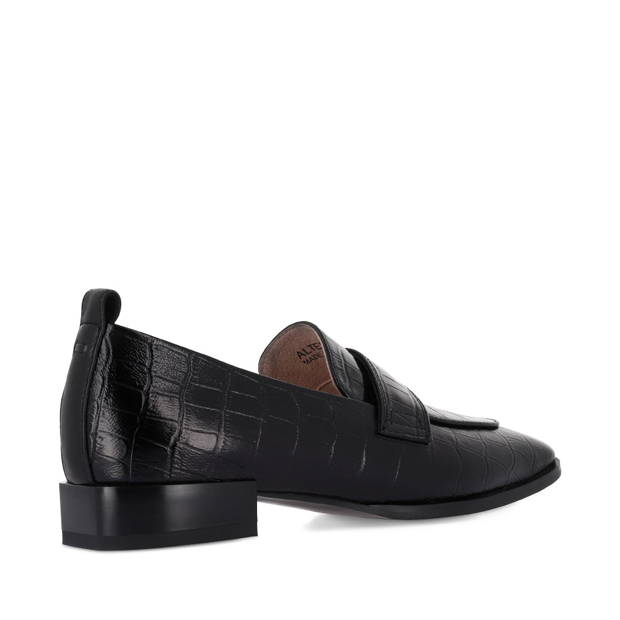ALTER - BLACK CROC LEATHER