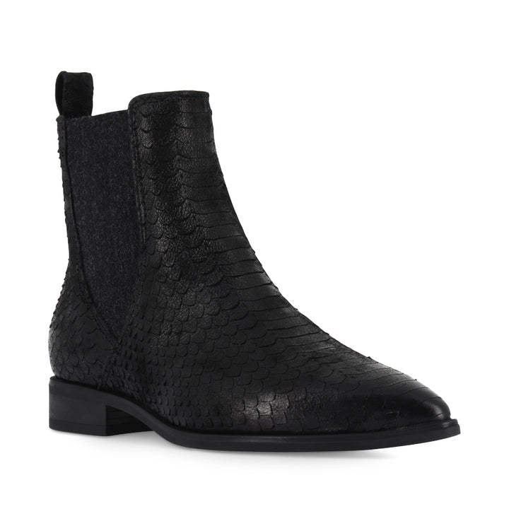 CLEO - BLACK REPTILE LEATHER
