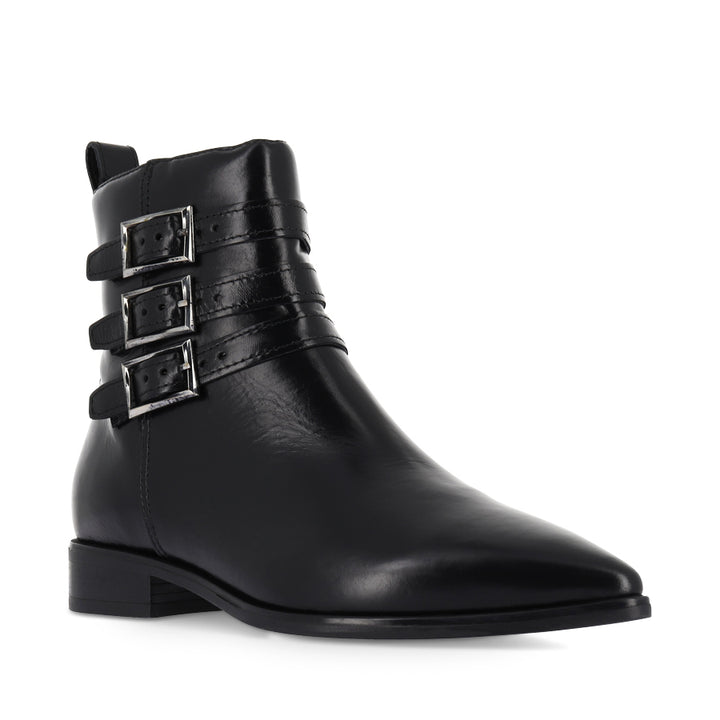 CORA - BLACK LEATHER