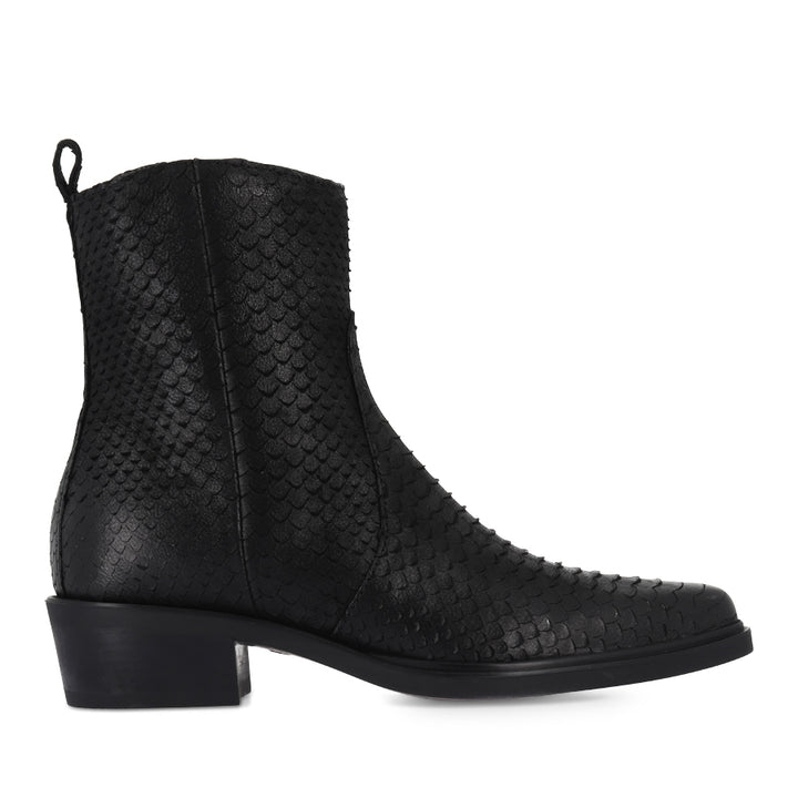 MACE - BLACK REPTILE LEATHER