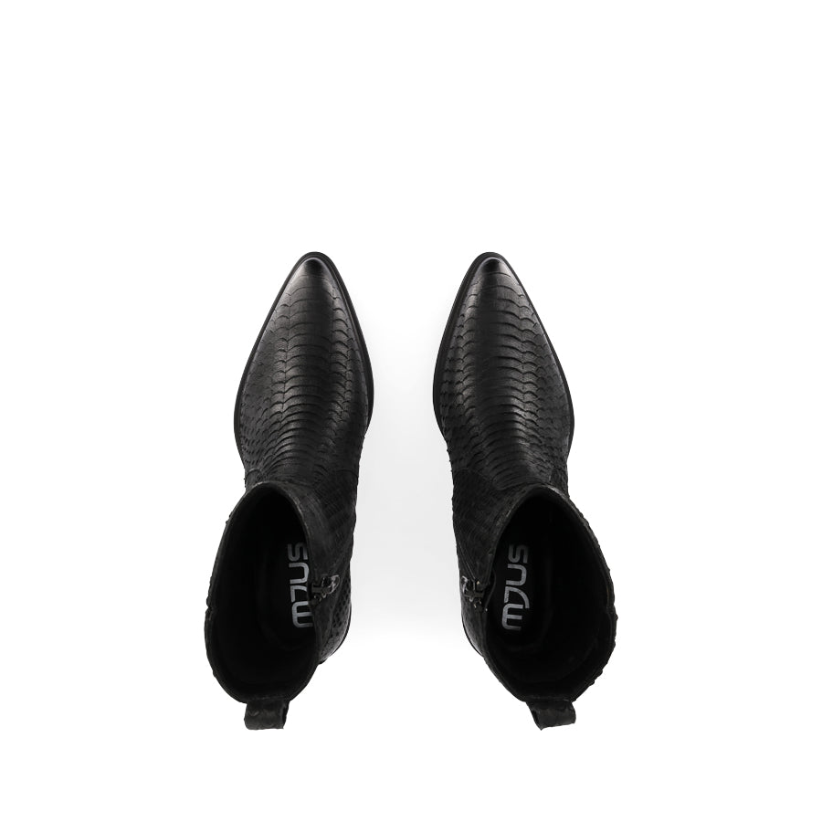 MACE - BLACK REPTILE LEATHER