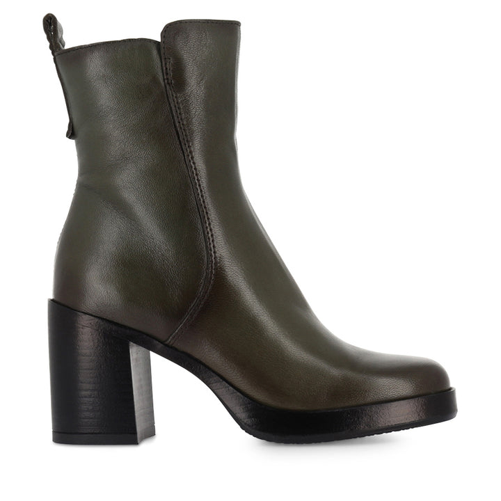 MICAELA - GREEN LEATHER