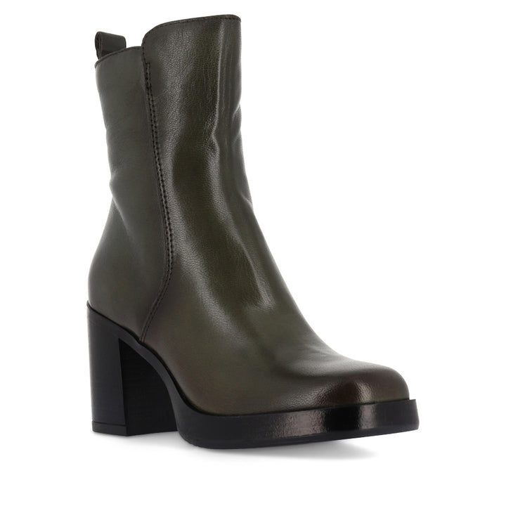MICAELA - GREEN LEATHER
