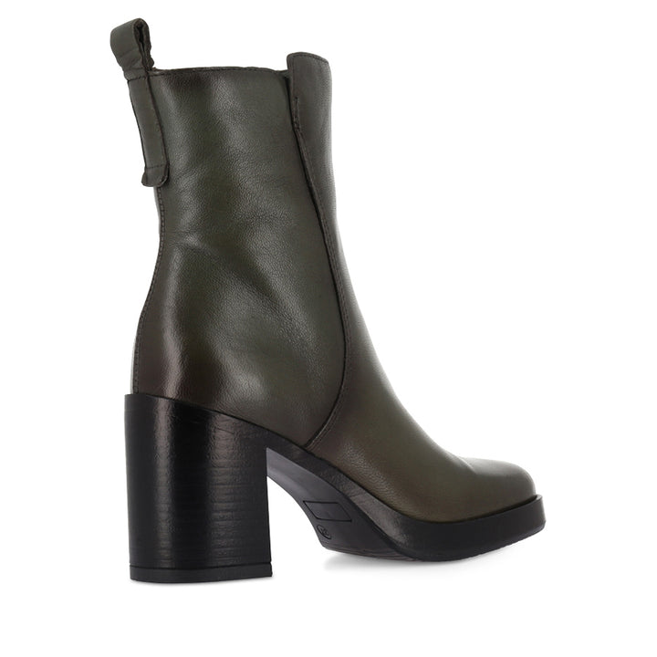 MICAELA - GREEN LEATHER