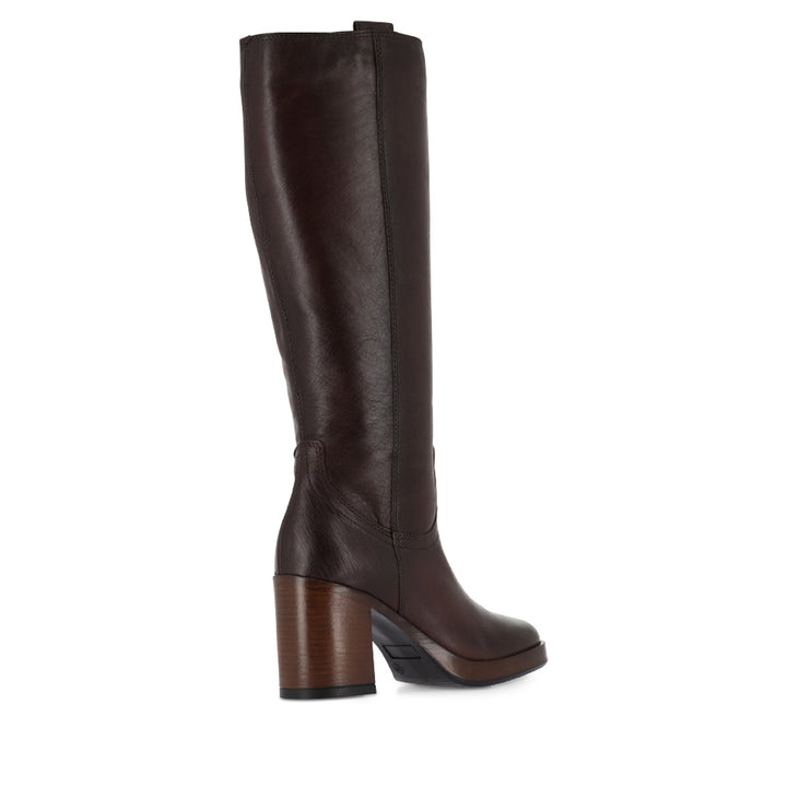 MIRA - CHOCOLATE LEATHER