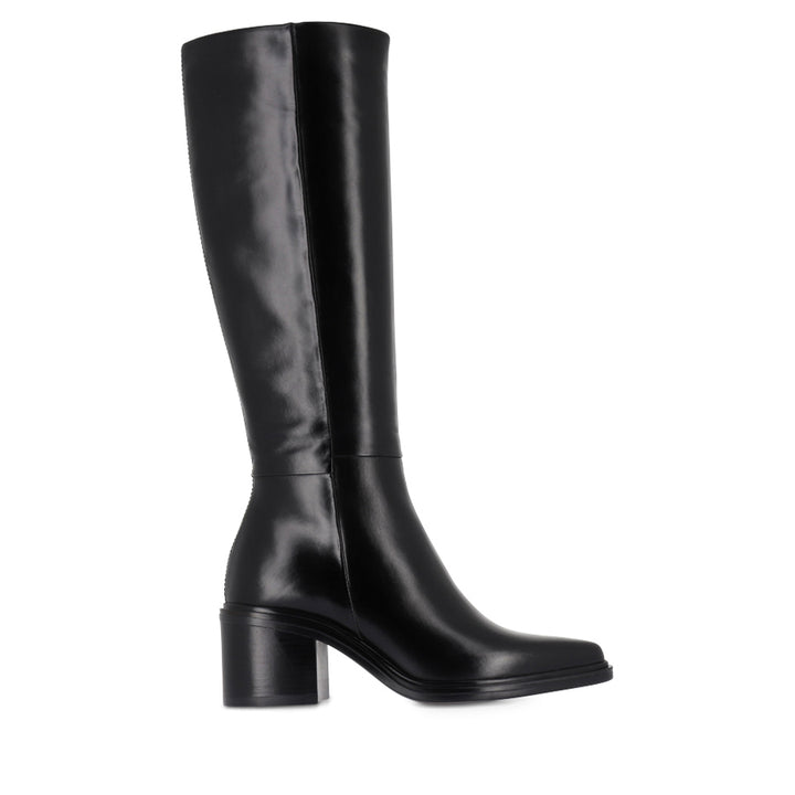 MYLA - BLACK LEATHER