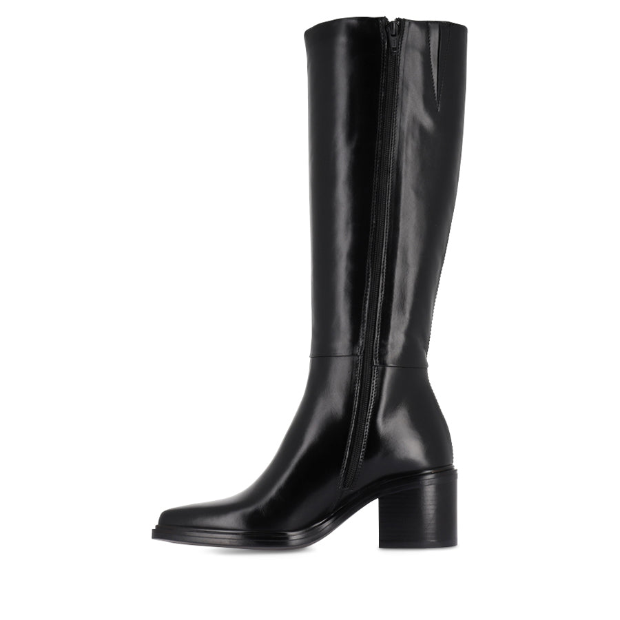 MYLA - BLACK LEATHER
