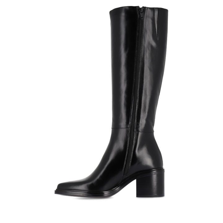 MYLA - BLACK LEATHER