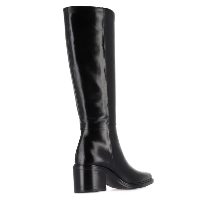MYLA - BLACK LEATHER