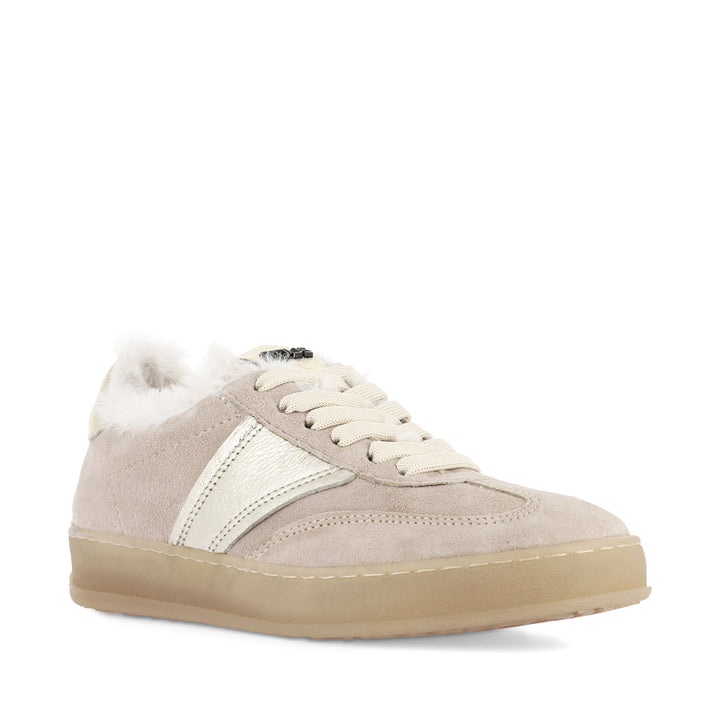 TILLY - LIGHT TAUPE SUEDE/FUR