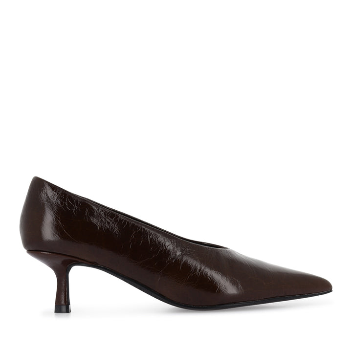 DAIS - COFFEE CRINKLE PATENT LEATHER