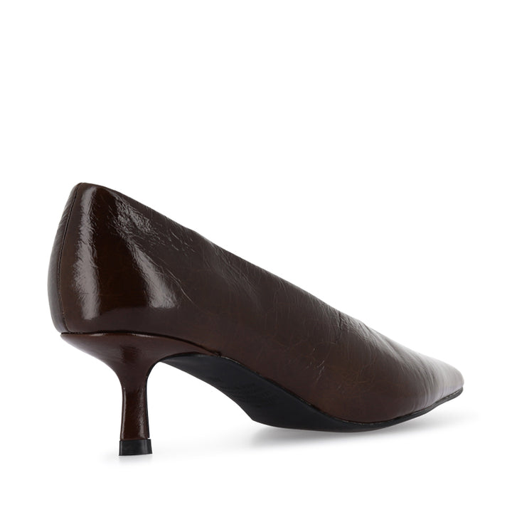 DAIS - COFFEE CRINKLE PATENT LEATHER