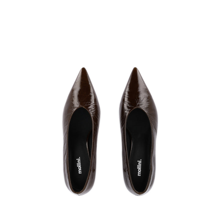 DAIS - COFFEE CRINKLE PATENT LEATHER