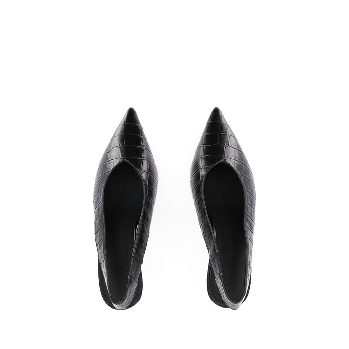 FINH - BLACK CROC LEATHER