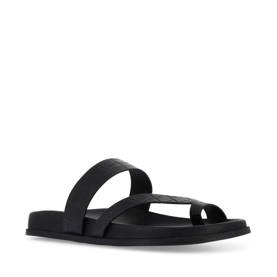 HAULEN - BLACK CROC LEATHER