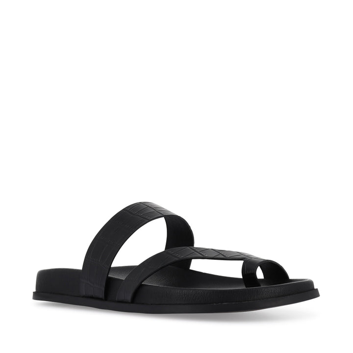HAULEN - BLACK CROC LEATHER