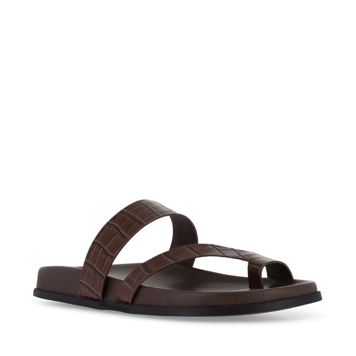 HAULEN - CHOC BLACK CROC LEATHER