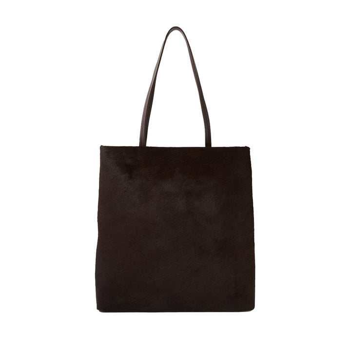 TALLI - DARK CHOC LEATHER PONY