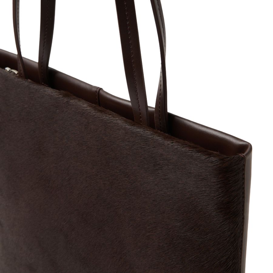 TALLI - DARK CHOC LEATHER PONY