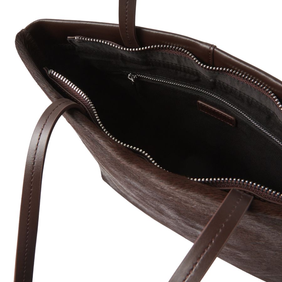 TALLI - DARK CHOC LEATHER PONY