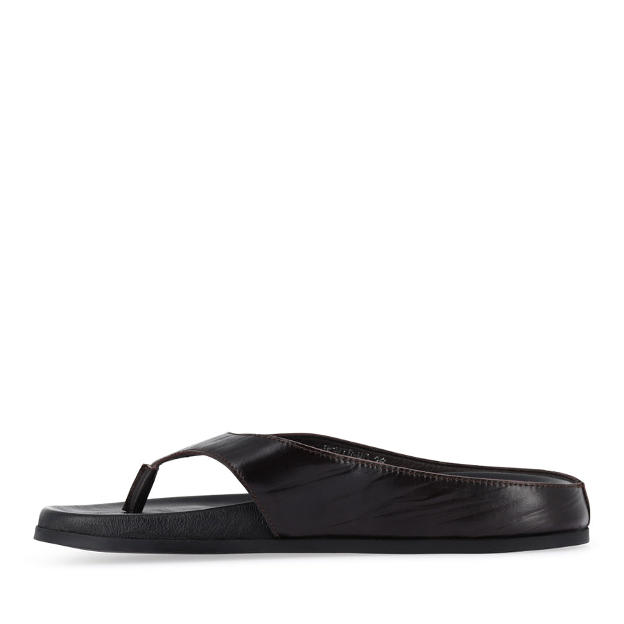 HONIE - CHOC EMBOSSED LEATHER
