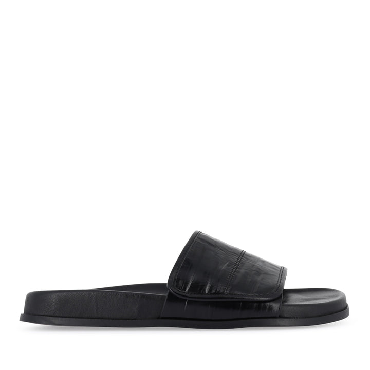 HYOBI - BLACK EMBOSSED LEATHER