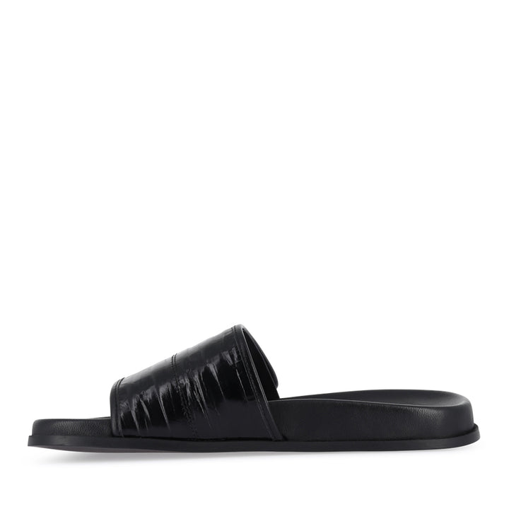 HYOBI - BLACK EMBOSSED LEATHER