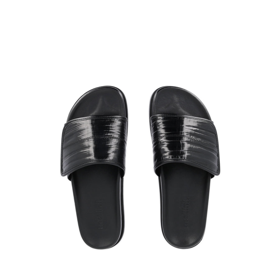 HYOBI - BLACK EMBOSSED LEATHER