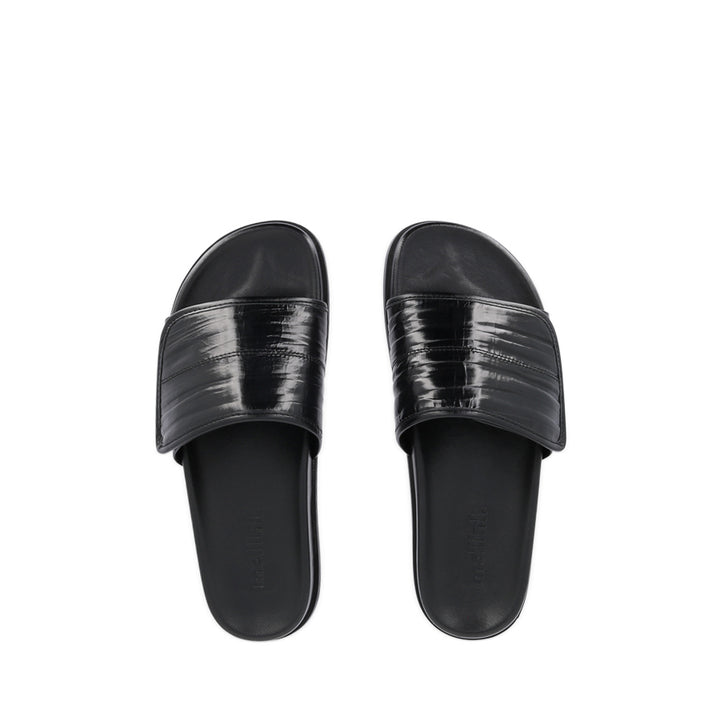 HYOBI - BLACK EMBOSSED LEATHER