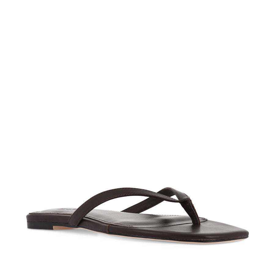 REILLE - DARK BROWN LEATHER