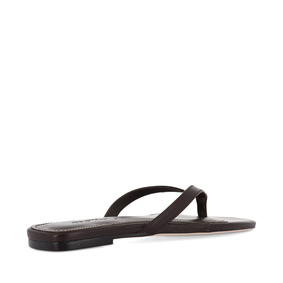 REILLE - DARK BROWN LEATHER