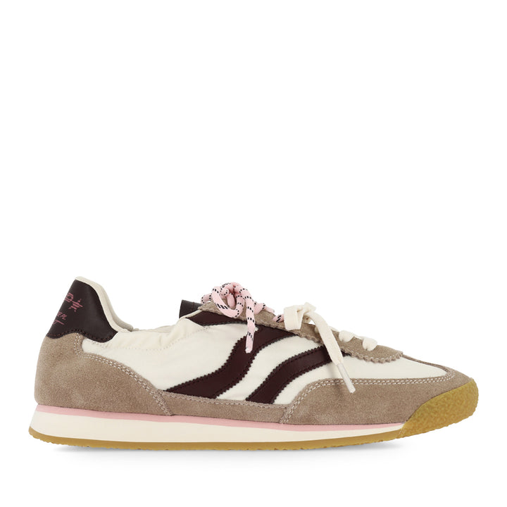 PURE LADIES - BEIGE/BORDEAUX COMBO