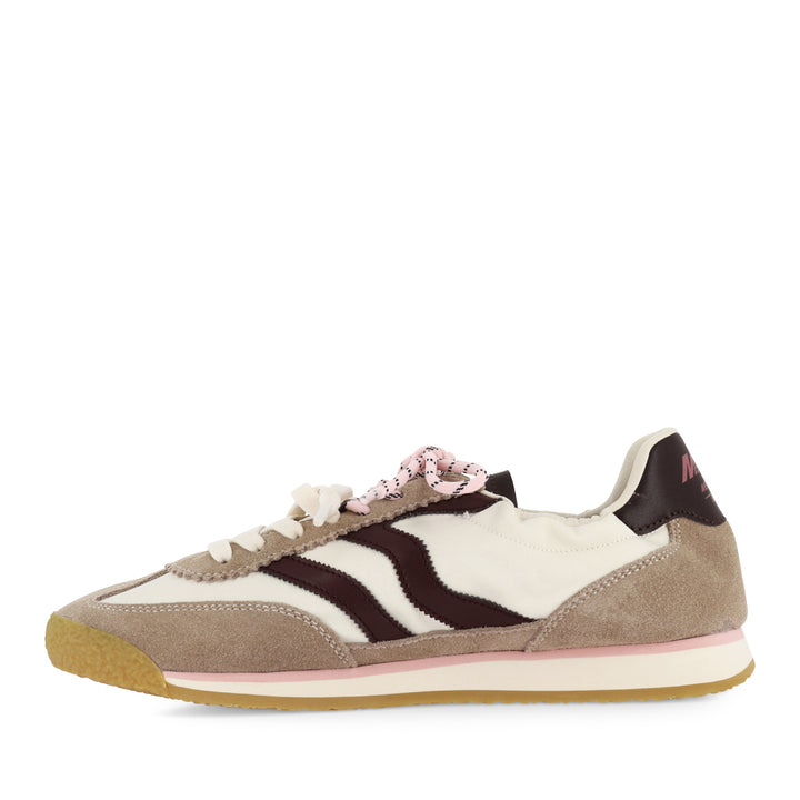 PURE LADIES - BEIGE/BORDEAUX COMBO