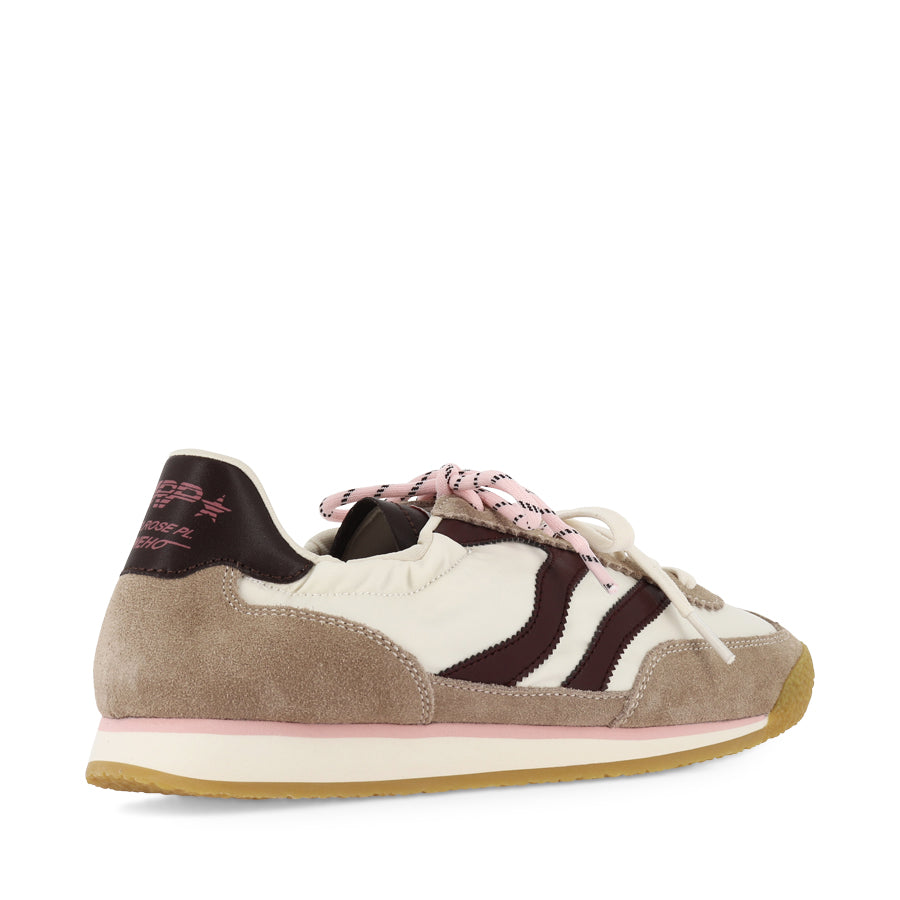 PURE LADIES - BEIGE/BORDEAUX COMBO