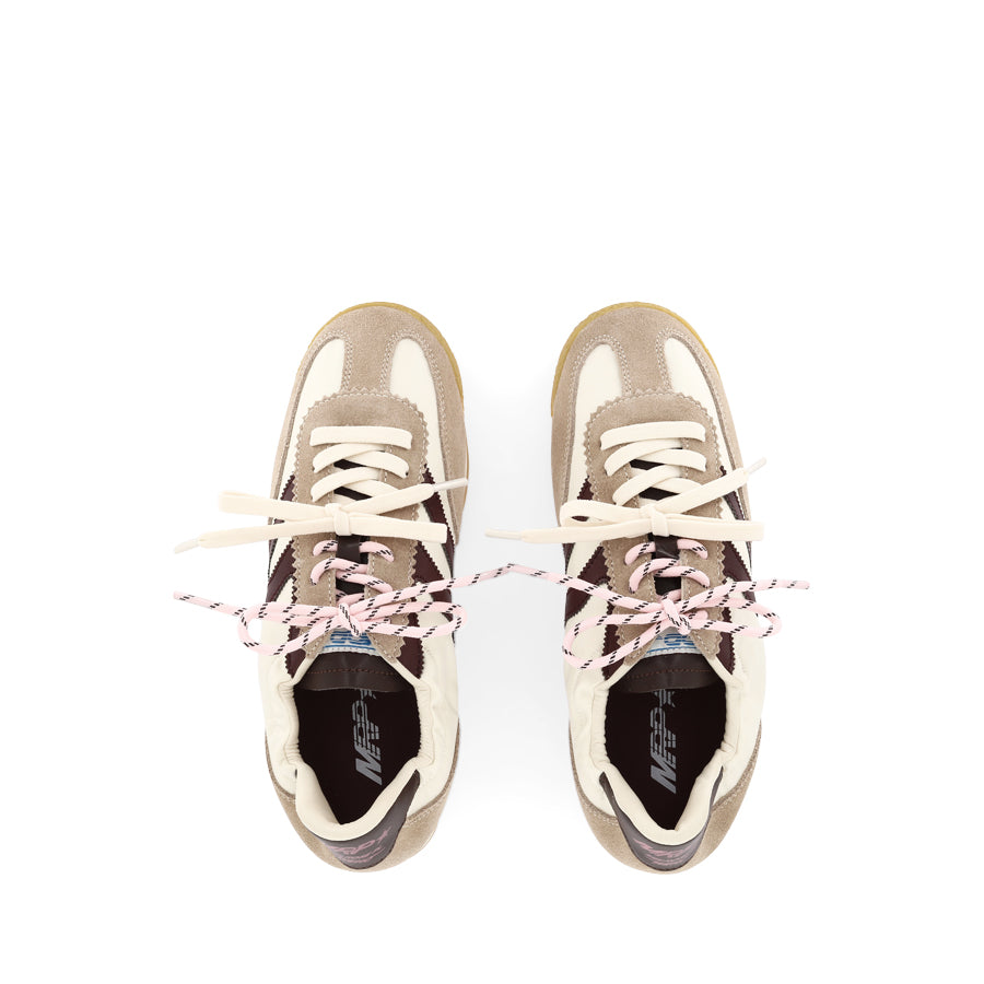 PURE LADIES - BEIGE/BORDEAUX COMBO