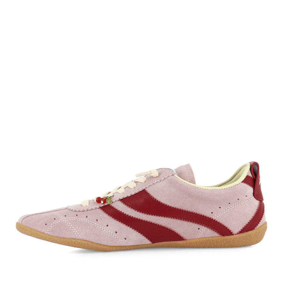 RUNAWAY - PINK/BORDEAUX SUEDE COMBO