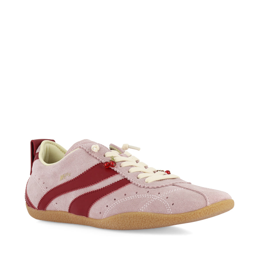 RUNAWAY - PINK/BORDEAUX SUEDE COMBO