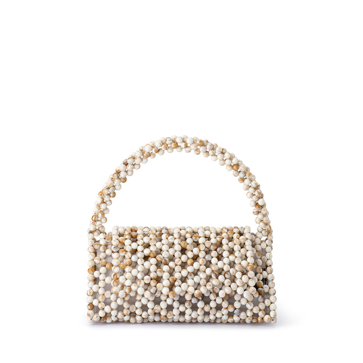 AMRITA BEAD TOP HANDLE - NATURAL