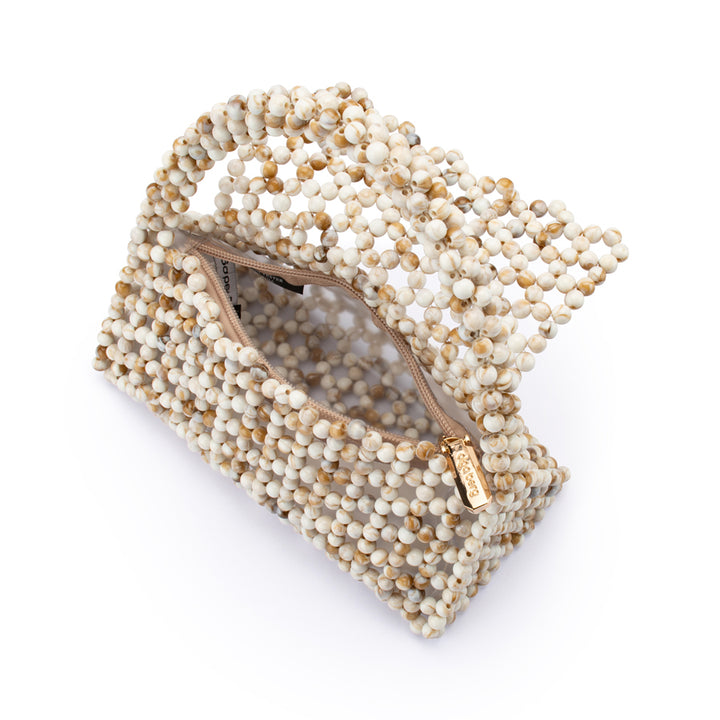 AMRITA BEAD TOP HANDLE - NATURAL