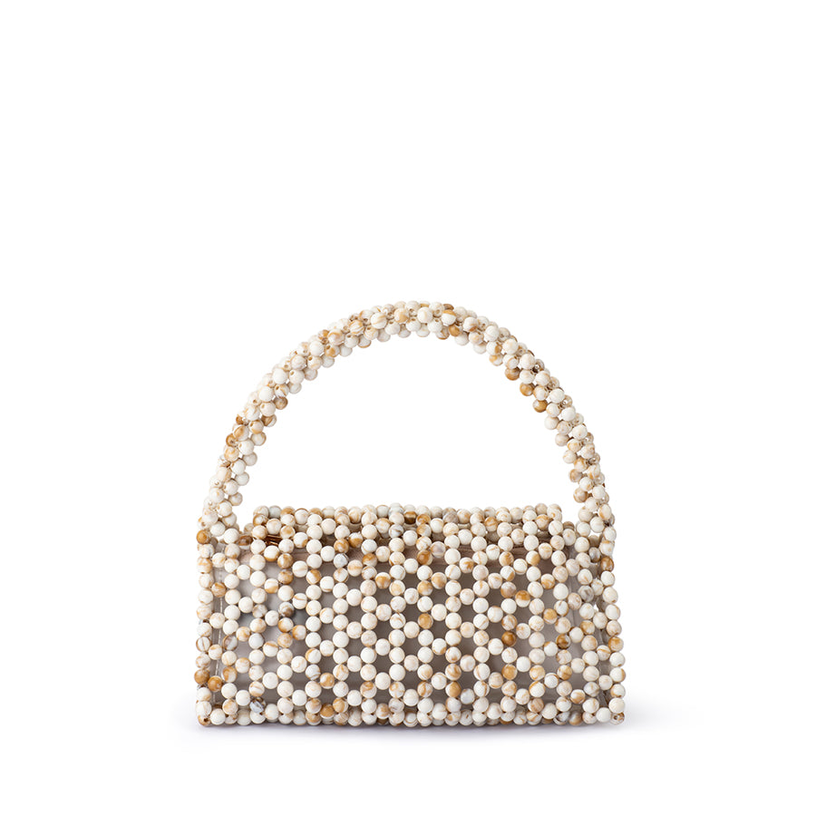 AMRITA BEAD TOP HANDLE - NATURAL