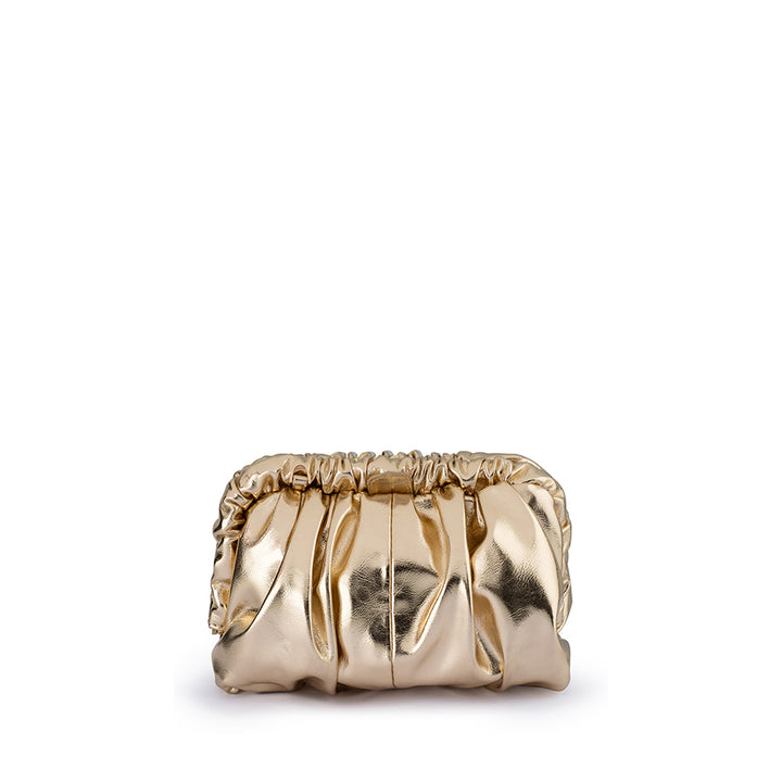 BETTY METALLIC CLUTCH - GOLD