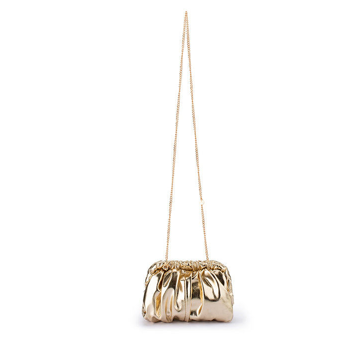 BETTY METALLIC CLUTCH - GOLD