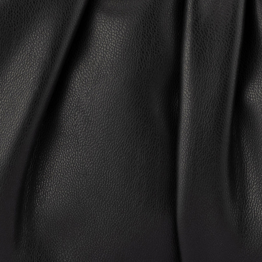 CATHERINE GATHERED CLUTCH - BLACK