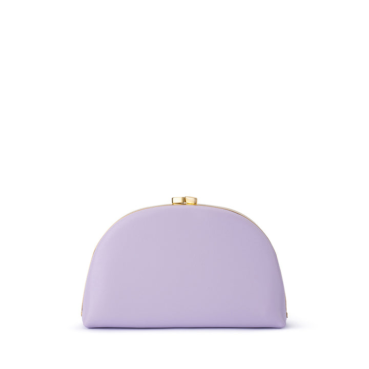 CELESTE CURVED CLUTCH - LILAC
