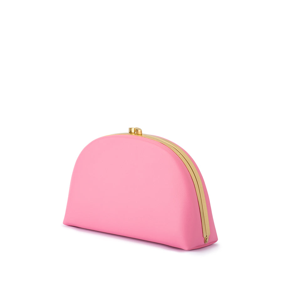CELESTE CURVED CLUTCH - PINK